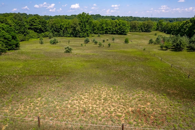 drone / aerial view featuring a rural view