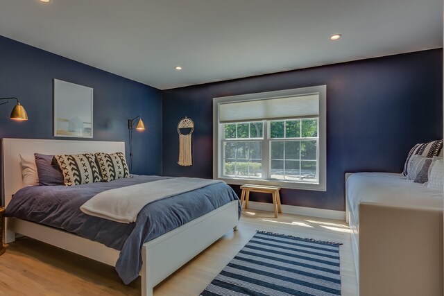 15963 Lakeshore Rd, Union Pier, MI 49129 - bedroom featuring recessed lighting and wood finished floors