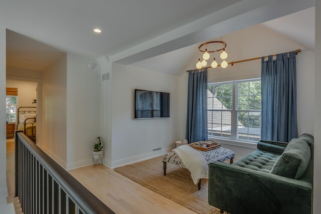 15963 Lakeshore Rd, Union Pier, MI 49129 - living area featuring a wealth of natural light, visible vents, and baseboards
