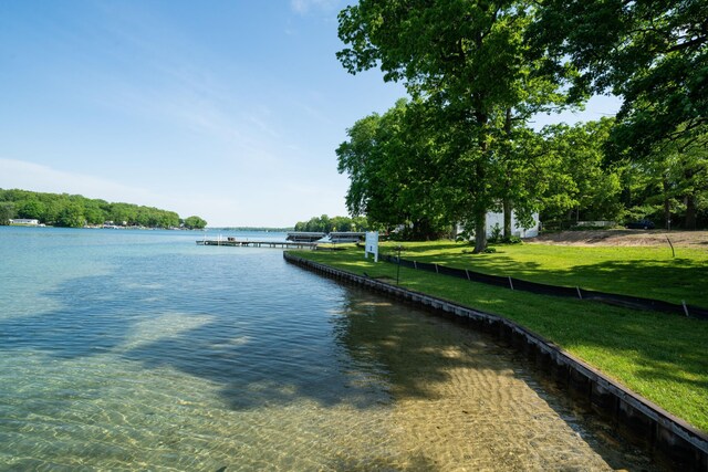 property view of water