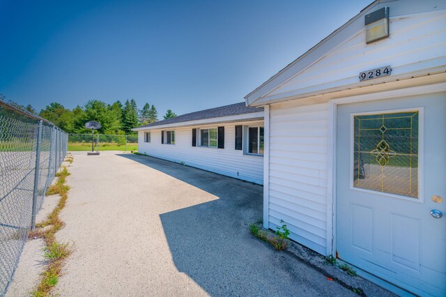 view of property exterior