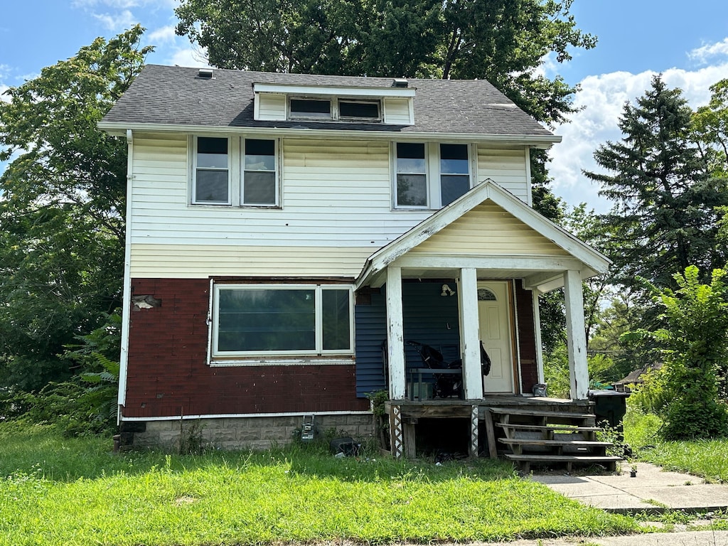 view of front of home