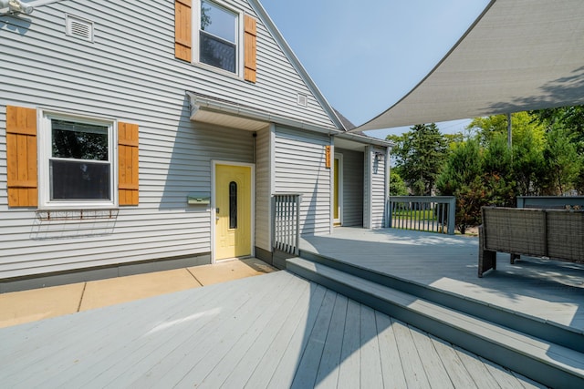 view of deck