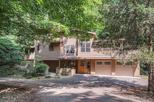 view of front of house with covered porch