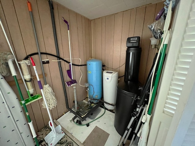 view of utility room