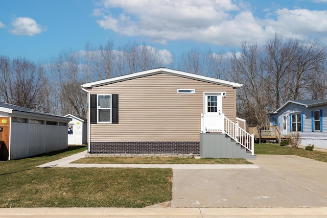 view of manufactured / mobile home