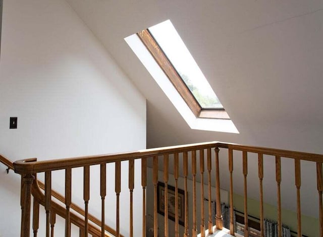 room details with a skylight