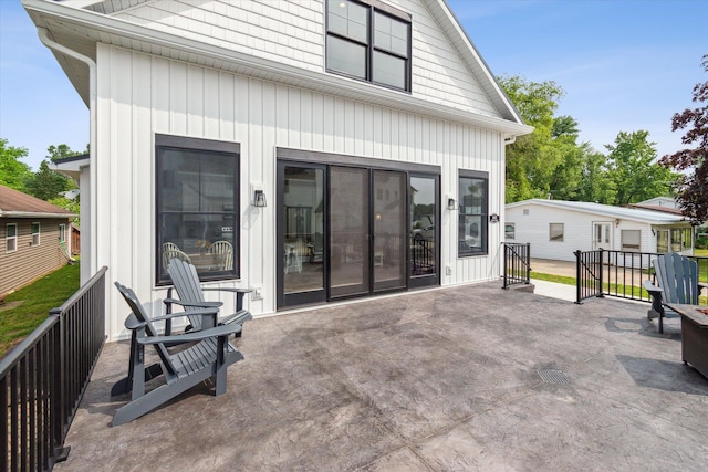 back of house featuring a patio