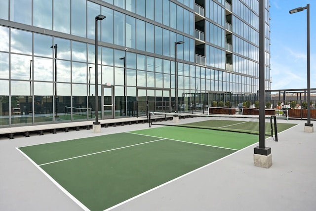 view of tennis court