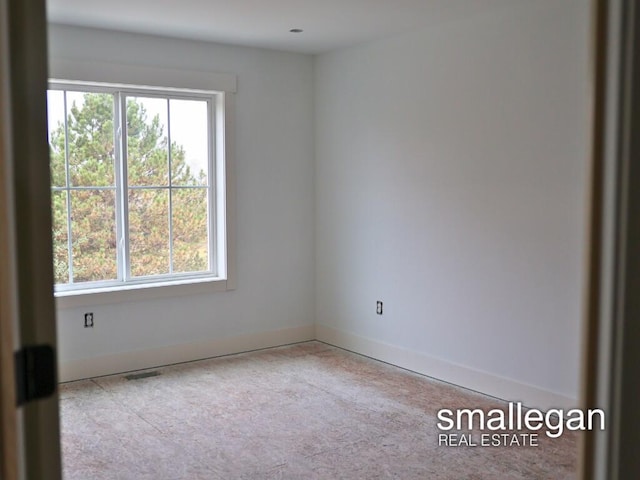 view of unfurnished room