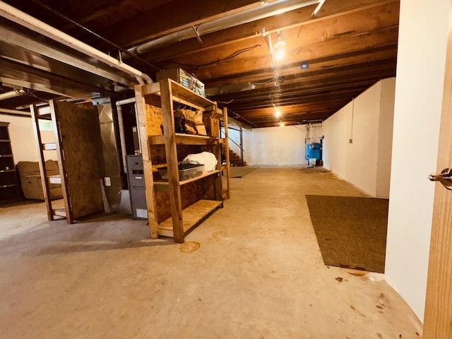 view of basement