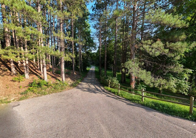 view of road