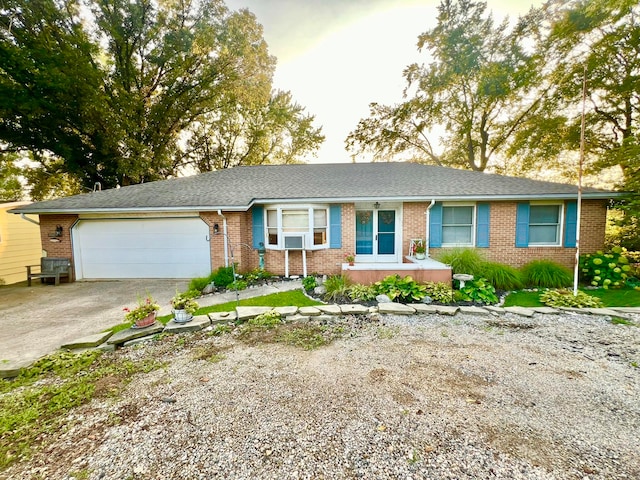 ranch-style house with a garage