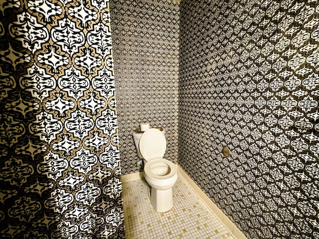 bathroom with toilet