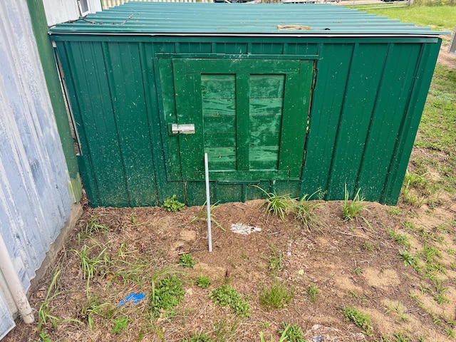 view of outbuilding with an outdoor structure