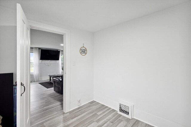 interior space featuring light hardwood / wood-style flooring