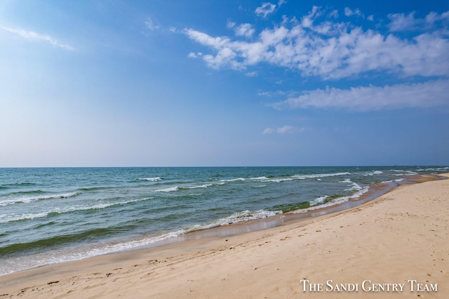 water view with a beach view