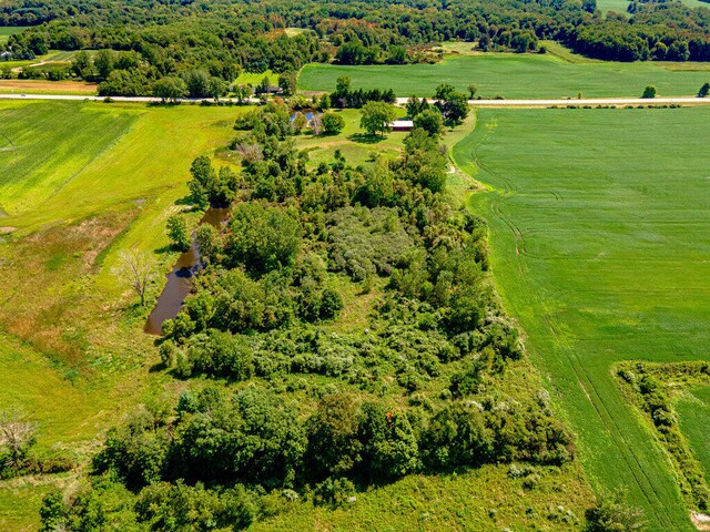 bird's eye view featuring a rural view