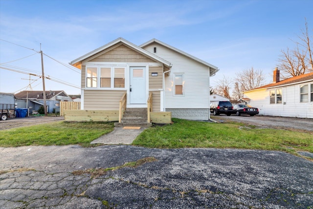 view of bungalow-style home