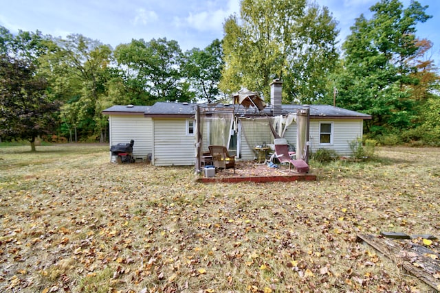 view of rear view of property