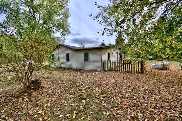 view of side of property