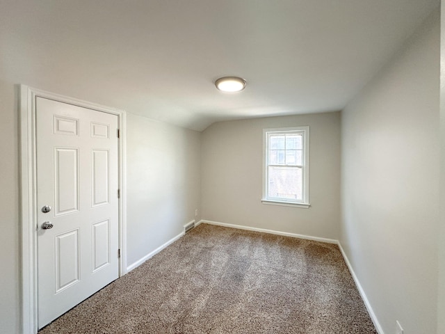 interior space featuring carpet floors