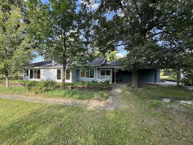 view of ranch-style home