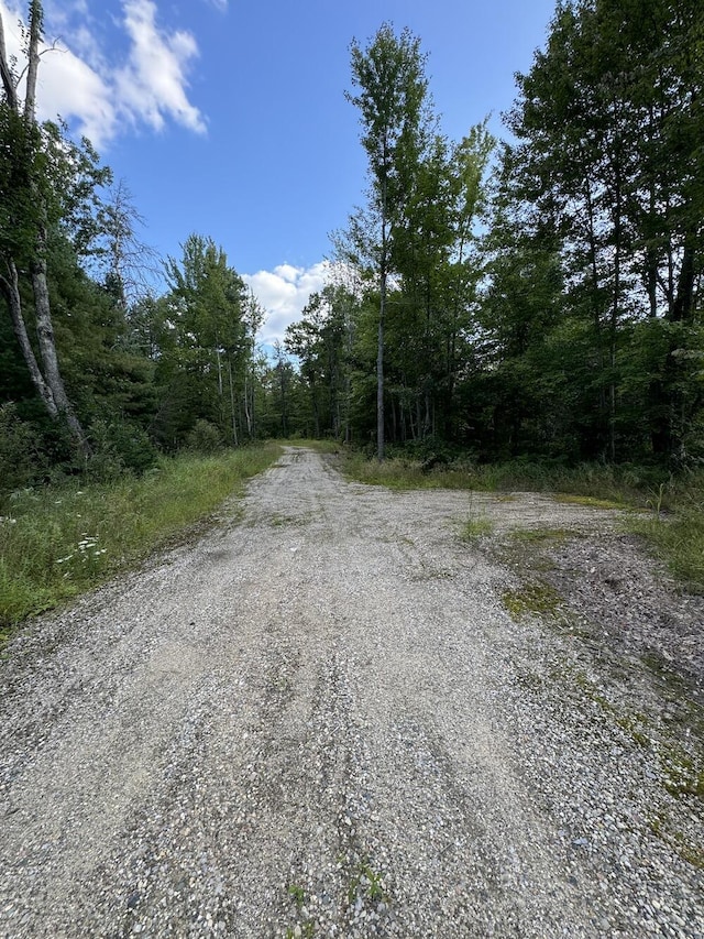 view of road