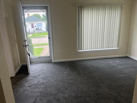 unfurnished room featuring carpet floors