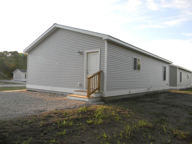 view of property exterior