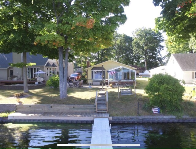 5540 Cozy Point Dr, Newaygo, MI 49337 - view of dock