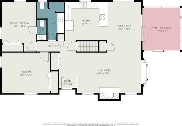 5540 Cozy Point Dr, Newaygo, MI 49337 - property floor plan