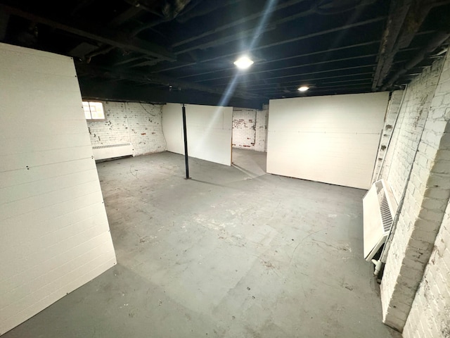 view of basement