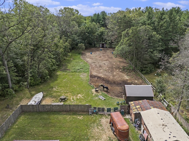 6991 E Apple Ave, Muskegon, MI 49442 - bird's eye view featuring a forest view