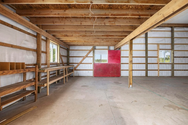 miscellaneous room featuring concrete floors