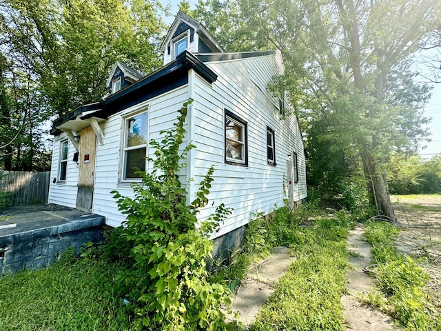 view of property exterior