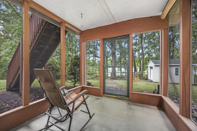 sunroom / solarium with plenty of natural light