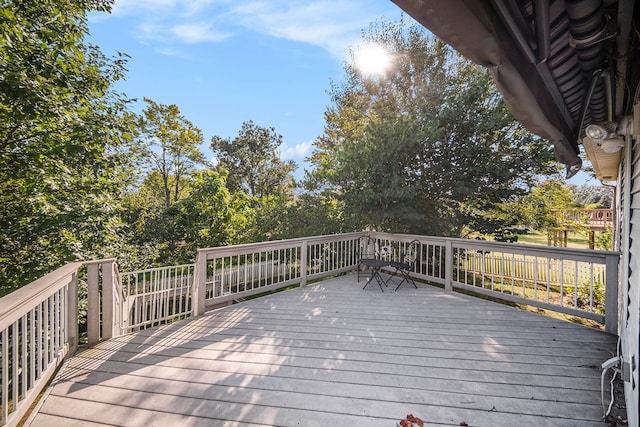 view of deck