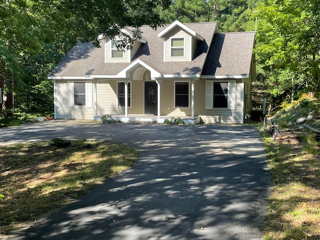 view of cape cod-style house