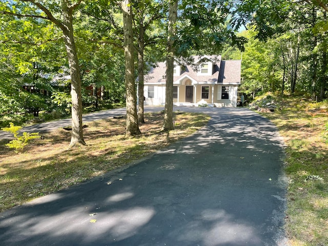 view of cape cod home