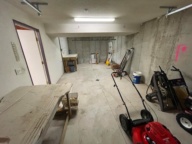 view of basement