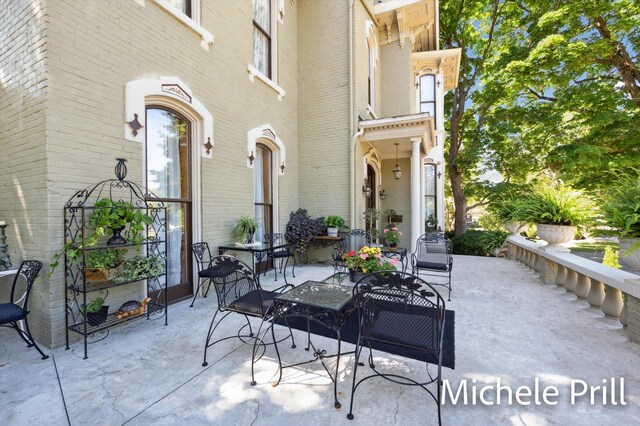 view of patio