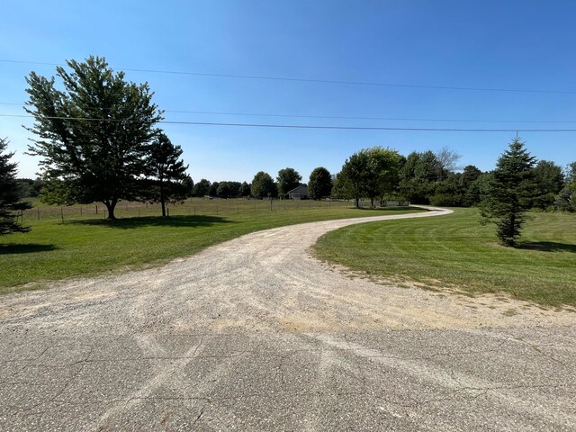 view of road