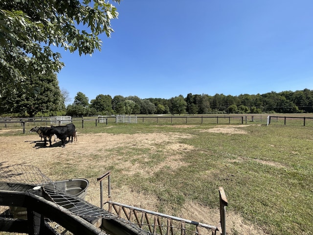2622 S Sheridan Rd, Caro, MI 48723 - view of yard featuring fence and a rural view