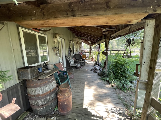 2622 S Sheridan Rd, Caro, MI 48723 - view of wooden deck