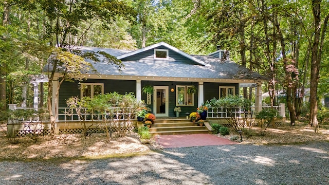 view of front facade with a porch