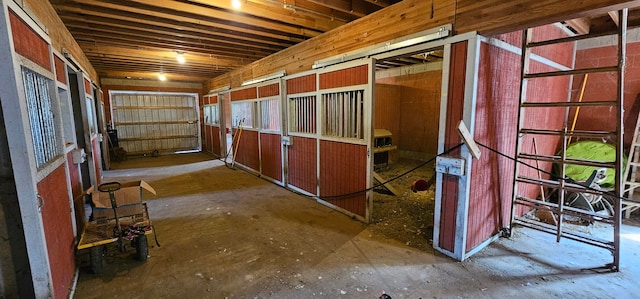 view of stable