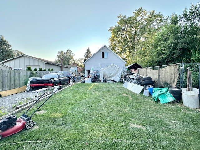 view of yard