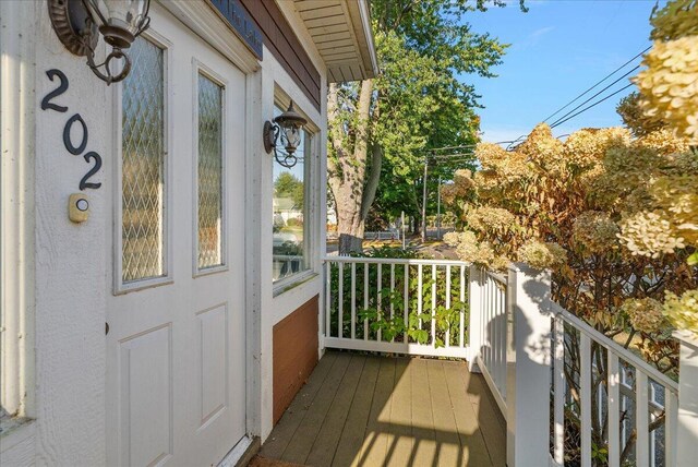 202 Oak St, South Haven, MI 49090 - view of balcony