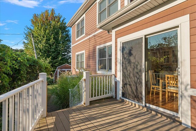 202 Oak St, South Haven, MI 49090 - view of wooden terrace